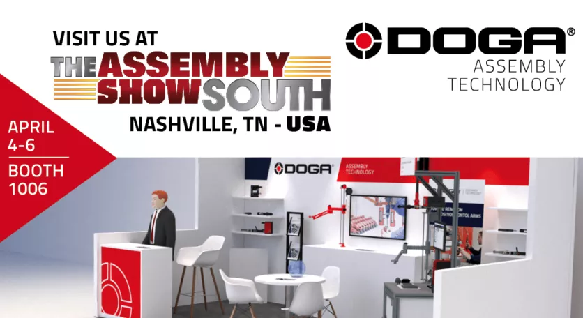 Visit DOGA | ASSEMBLY TECHNOLOGY at Assembly Show South in USA