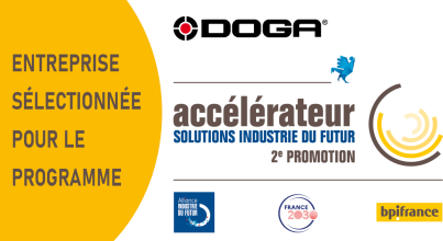 DOGA sélectionnée pour le programme Accélérateur Solutions Industrie du Futur