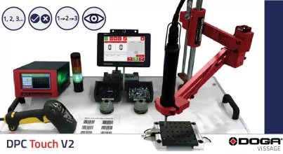 Interface de séquencement et de suivi de process d'assemblage DPC Touch