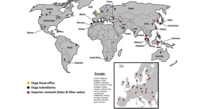 Présence internationale