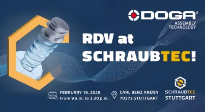 SCHRAUBTEC trade show on February 19 in Stuttgart