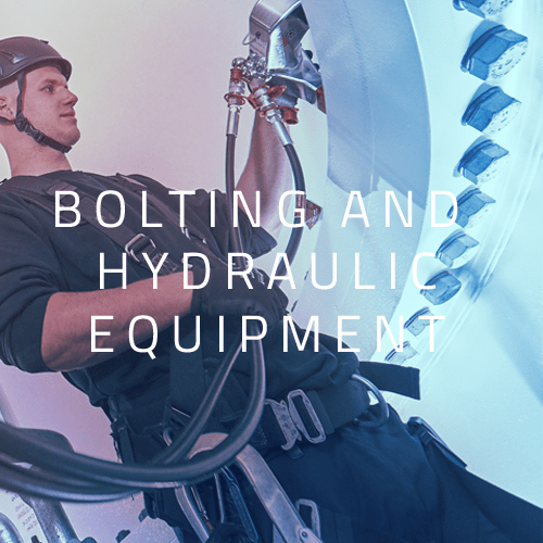 Bolting and hydraulic equipments