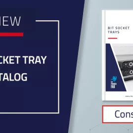 Consult the new bit socket tray catalog