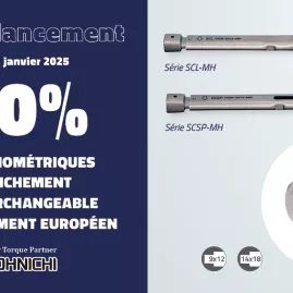 Offre de lancement clés Tohnichi à emmanchement européen