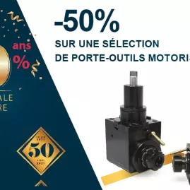 Offre sur les porte-outils motorisés de tours