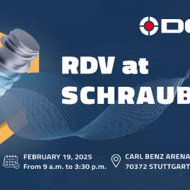 SCHRAUBTEC trade show on February 19 in Stuttgart