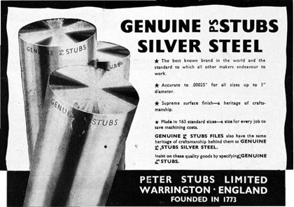 Ge nuine PS STUBS Silver Steel